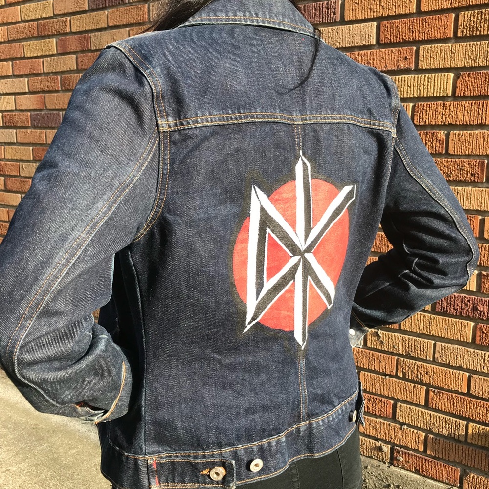 Hand Painted DK Denim Jacket - Picture 2 of 6